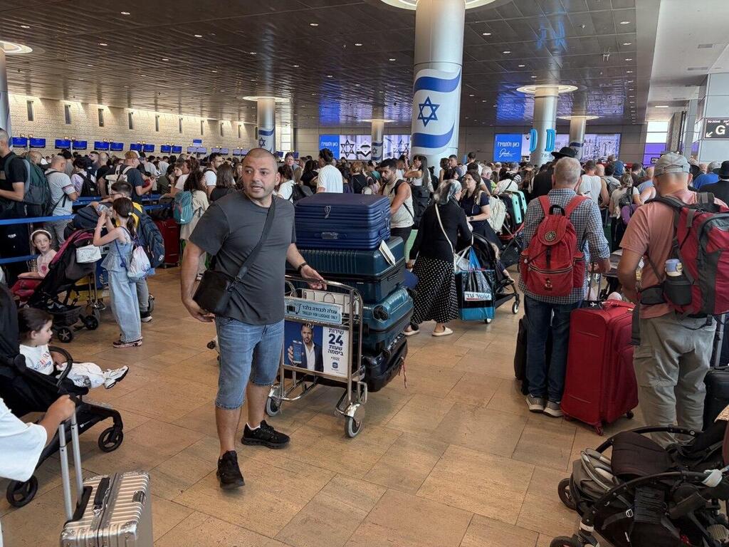 Photo: Meir Turgeman החסימות בכניסת נתב"ג