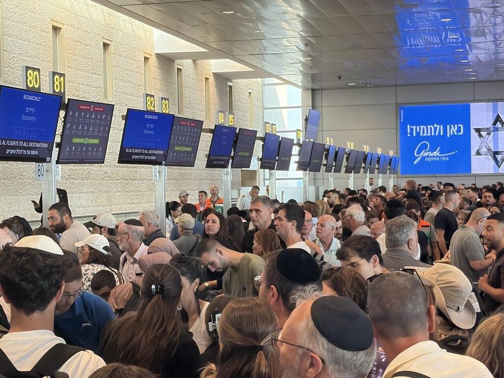 Photo: Meir Turgeman עומס בנתב"ג