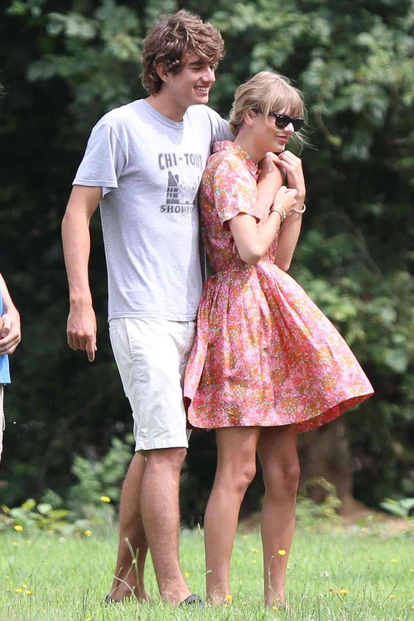 Connor Kennedy and Taylor Swift a decade ago (Photo: From X and Instagram) קונור קנדי