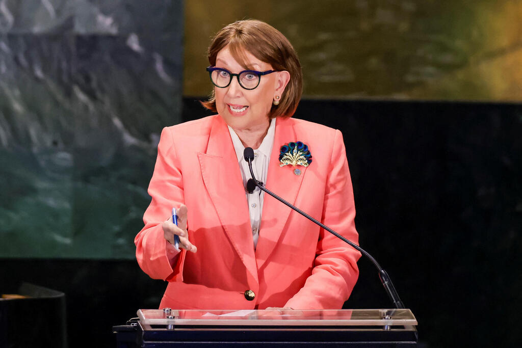 Rebecca Grynspan of Costa Rica (Photo: REUTERS/Eduardo Munoz) רבקה גרינספן נציגת קוסטה ריקה מועמדת למזכ"ל האו"ם