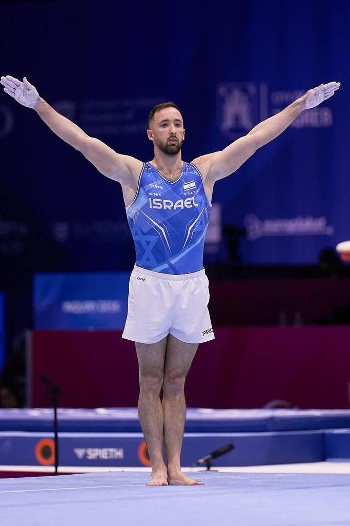 Artem Dolgopyat (Photo: Denis Vakhrushev, courtesy of the Israel Gymnastics Federation) ארטיום דולגופיאט