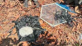 עפיפון בעירה שלפי החשד הגיע מרצועת עזה נמצא בגזרת קיבוץ נחל עוז