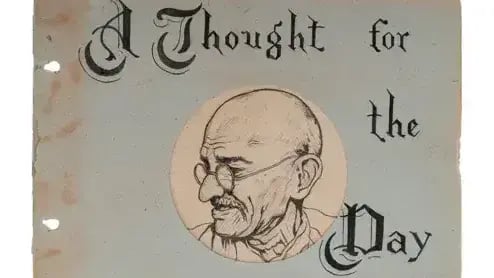 Mahatma Gandhi manuscripts sold at auction in Mumbai 
