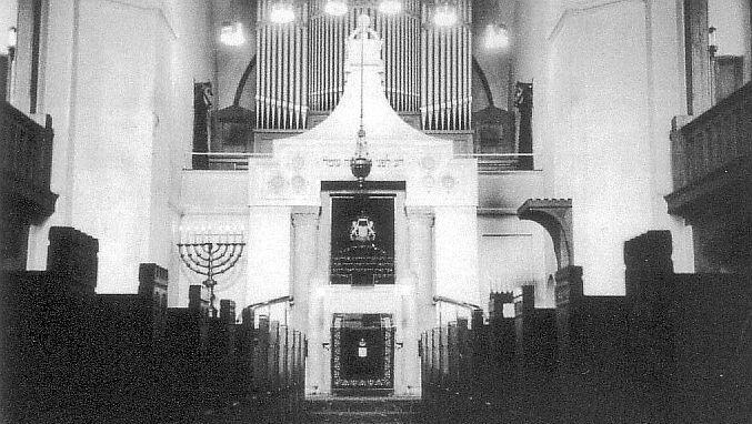 בית הכנסת של בינגן אם ריין, שנבנה בשנת 1905 ונהרס על ידי הנאצים בשנת 1938