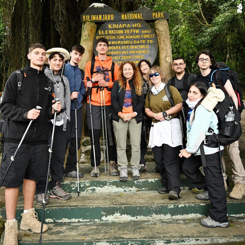 Photo: Courtesy Israelis with disabilities, terror survivors and teens conquer Kilimanjaro together