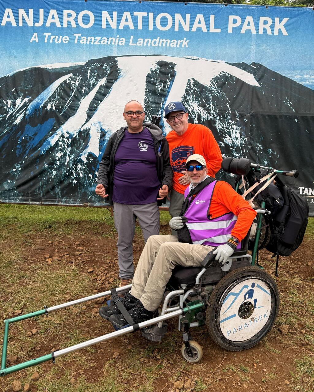 Photo: Courtesy Israelis with disabilities, terror survivors and teens conquer Kilimanjaro together