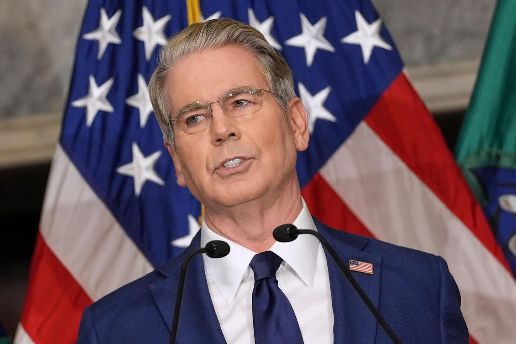 US Treasury Secretary Scott Bessent (Photo: AP Photo/Julia Demaree Nikhinson) סקוט בסנט שר האוצר של ארה"ב