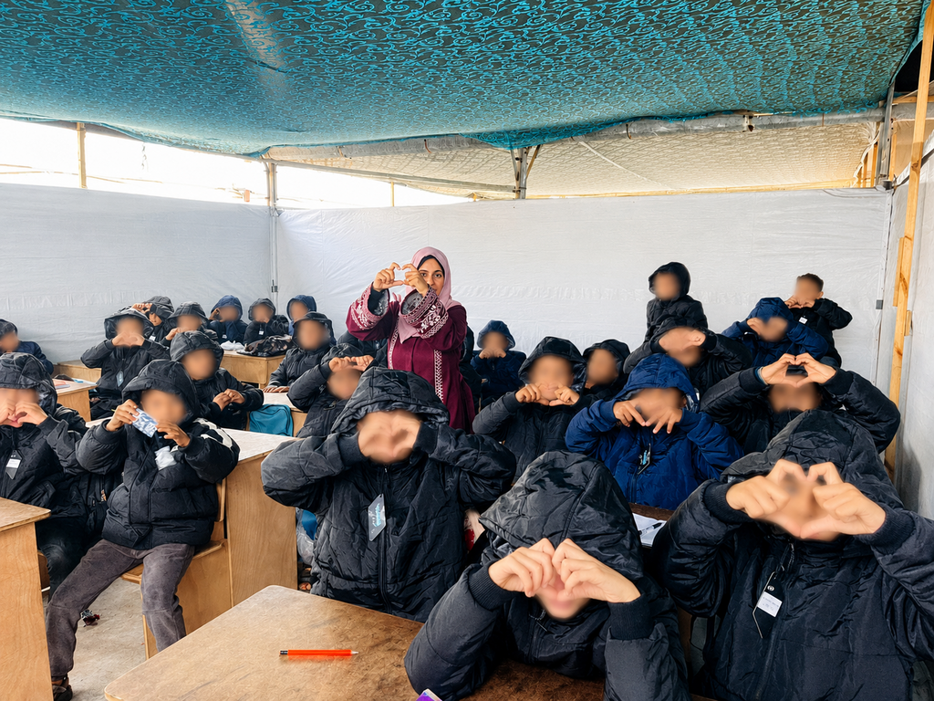 “These children need a place to gather and learn, a meal so they don’t go hungry” (Photo: Gaza Children’s Village) ארגון הסיוע הישראלי "נתן" יפתח בשבוע הבא מרפאה בדרום רצועת עזה