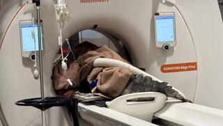 מבצע מורכב: תנין במשקל 180 ק"ג עבר בדיקת CT