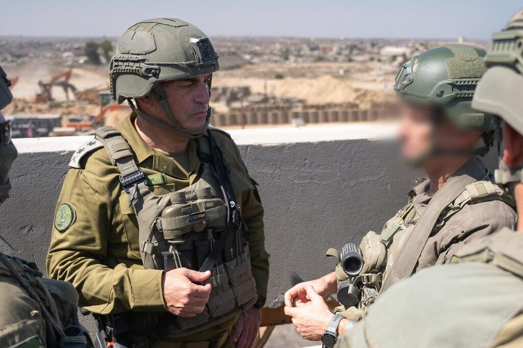 IDF Chief of Staff Eyal Zamir in Gaza (Photo: IDF) הרמטכ"ל קיים סיור והערכת מצב ברצועת עזה