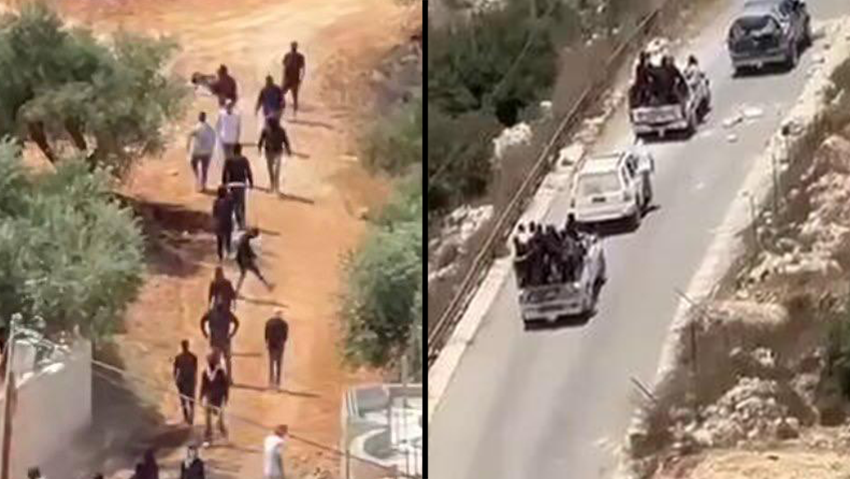 רעולי פנים, על טנדרים: יהודים התבצרו בבית בקוסרה, תקפו כתבים ויידו אבנים - ועצורים אין