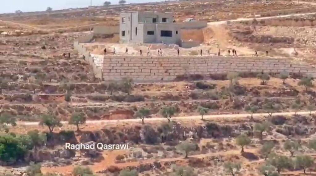 Clashes between settlers and Palestinians in Qusra עימותים בקוסרה