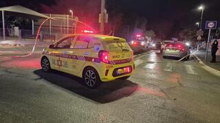 הזירה בה נמצא ההרוג מהירי בתל אביב יפו