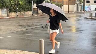 גשם בתל אביב