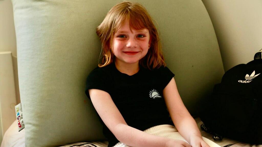Alma Hendler, who will begin first grade (Photo: Barel Efraim) עלמה הנדלר, תתחיל כיתה א'