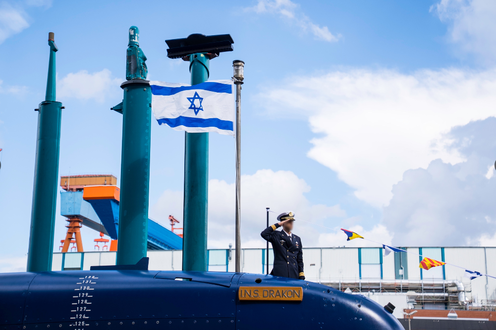 INS Drakon (Photo: IDF) טקס שילוח הצוללות של חיל הים