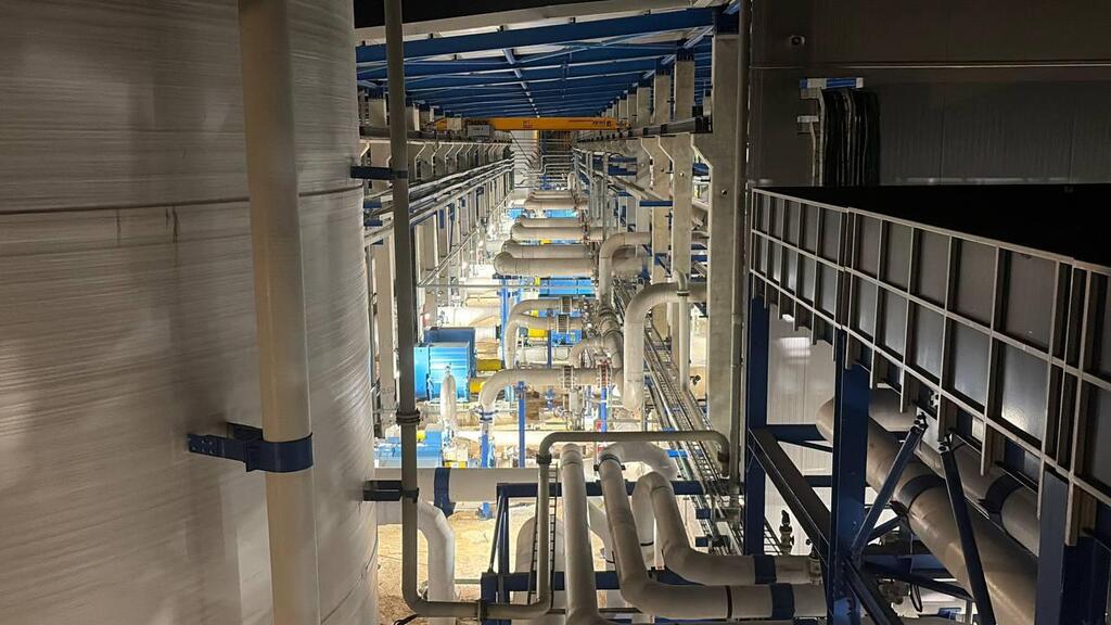 2024 Knesset debate exposed desalination risk now confronting Israel’s water system (Photo: Meir Turgeman) מתקן התפלת המים בשורק 2