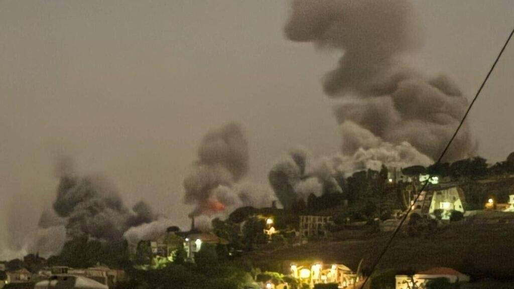 IDF strikes on the Ali al-Taher ridge תקיפות ברכס עלי טאהר