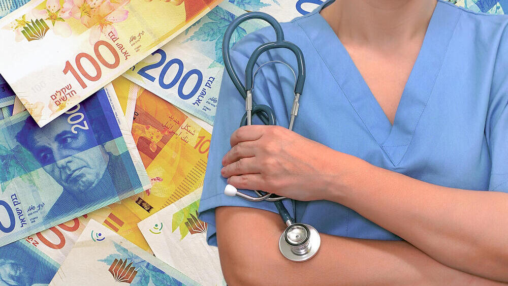 Overtime and additional work within healthcare corporations are responsible for part of the large wage gap (Photo: Shutterstock) שכר רופאים