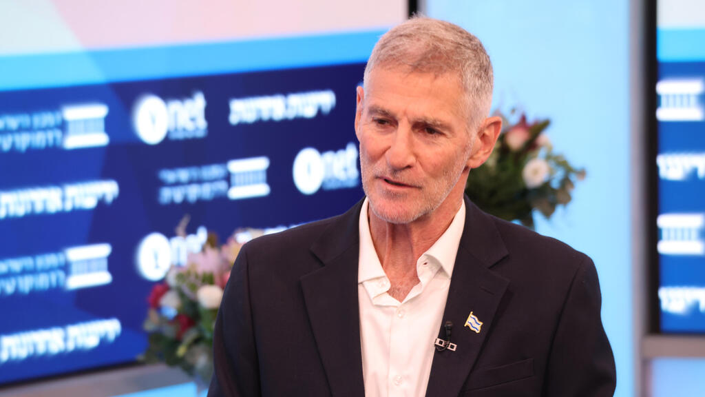 Yair Golan presented a plan for separation from the Palestinians (Photo: Yariv Katz) יאיר גולן בועידת זמן הכרעה