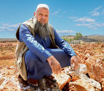 Sheikh Odeh (Photo: Shaul Golan) השייח' עודה. "לכל סבל יש סף"