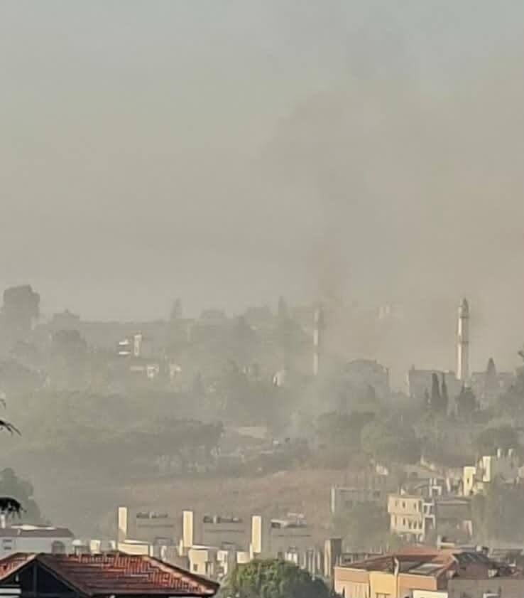 Images from the hospital area. Security officials: Hezbollah command post בית חולים רנדור בנטביה הופצץ