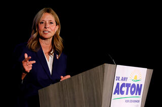 Democratic gubernatorial candidate Dr. Amy Acton  