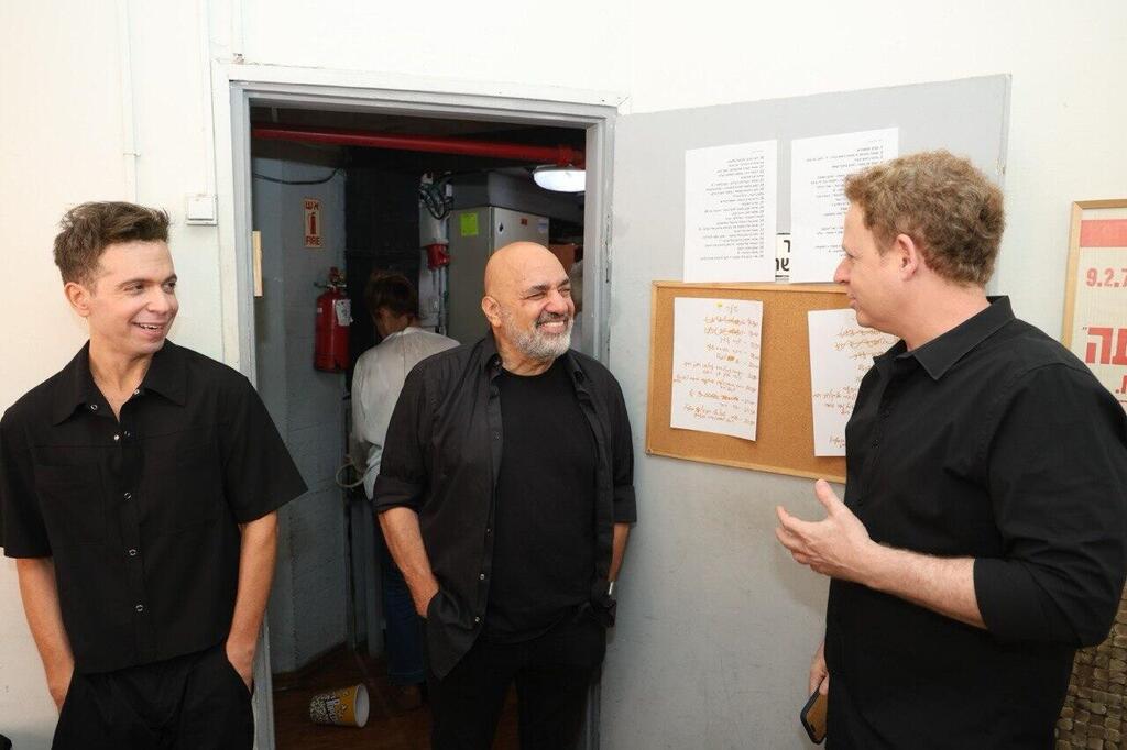 נשמח להיות חלק מהשיחה. שליין עם דני רובס ורועי בר נתן (צילום: איציק בירן ) אירוע חגיגות 70 שנה לצוותא