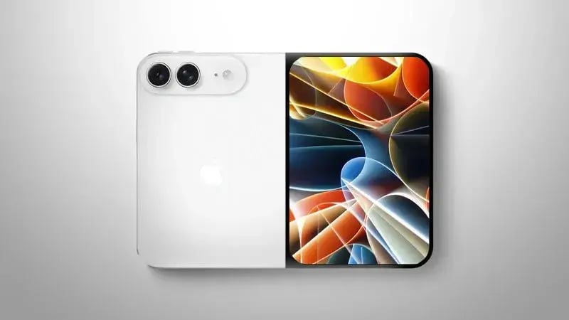 Could this be Apple’s first foldable iPhone? (Photo: MacRumors) האם כך ייראה האייפון המתקפל הראשון?