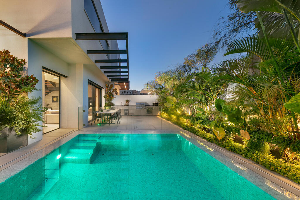 The Even Yehuda home was designed for a high-tech professional, an academic and their two young children (Photo: Elad Gonen) בית פרטי באבן יהודה, עיצוב פנים: ליעד יוסף
