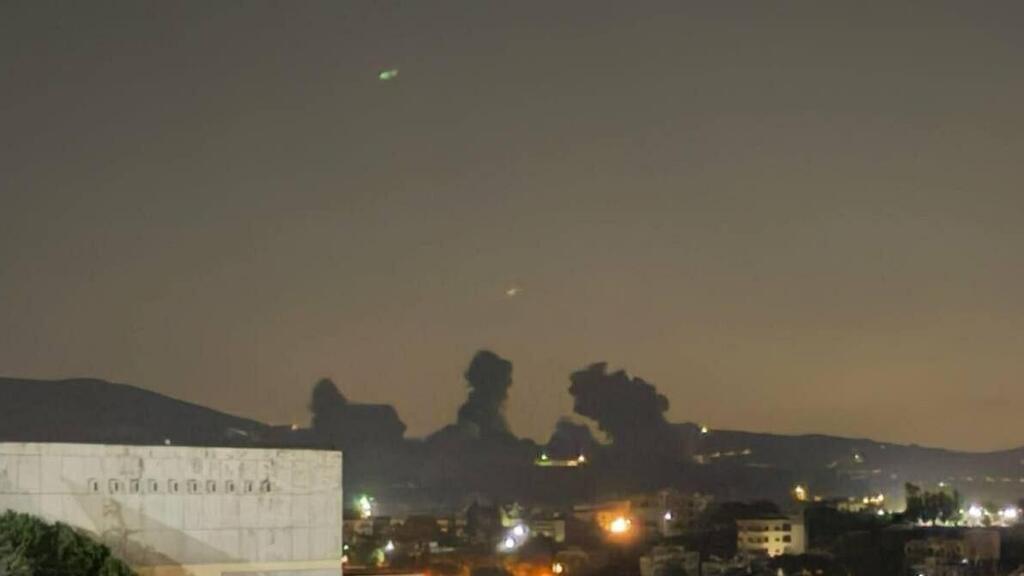 Lebanese reports of strikes in Nabatieh דיחווחים לבנונים על תקיפות בנבטיה