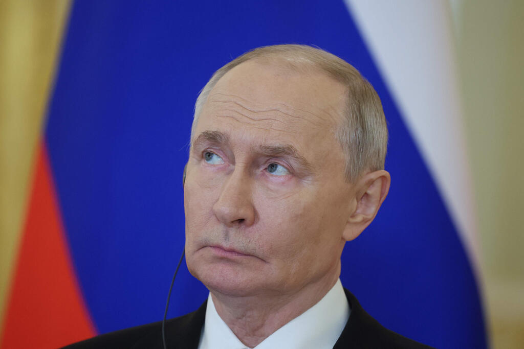 Russian President Vladimir Putin (Photo: MAXIM SHIPENKOV / POOL / AFP) נשיא רוסיה פוטין 8 בספטמבר בקרמלין