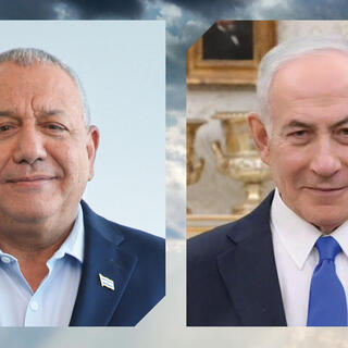 בנימין נתניהו וגדי איזנקוט