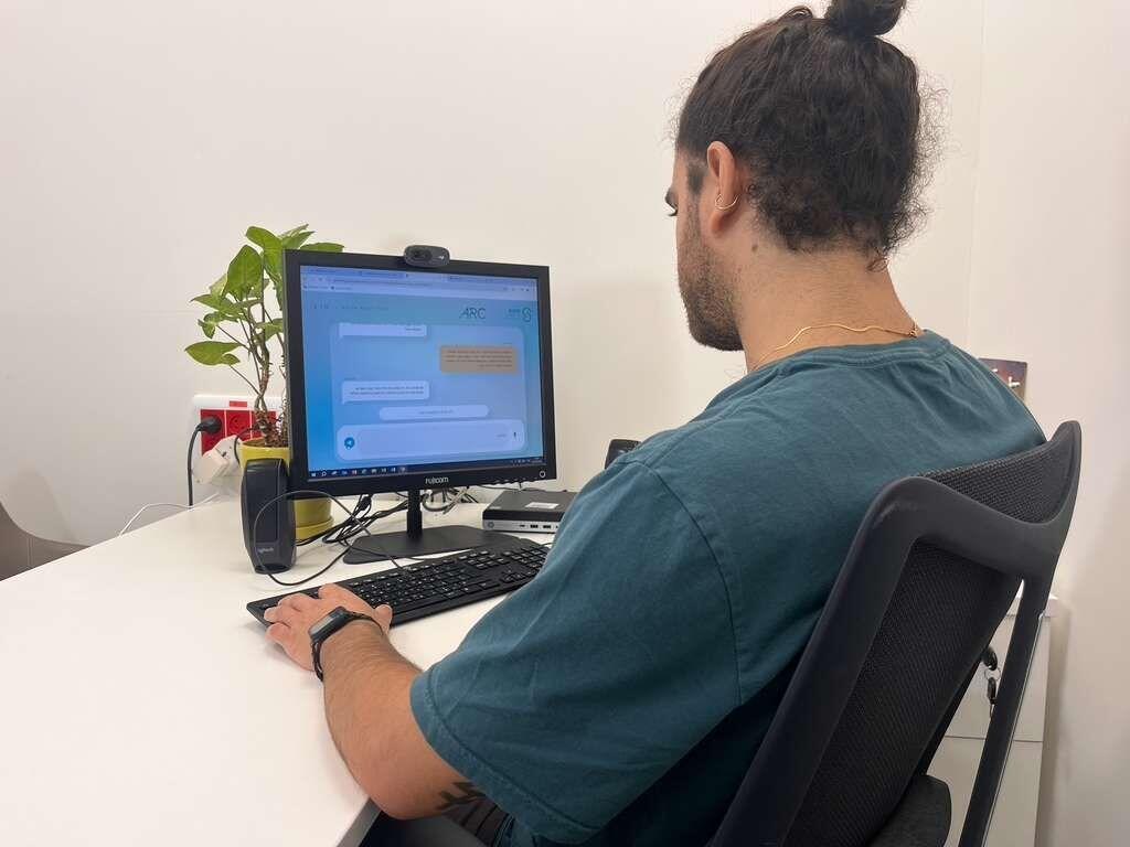 LIV in action (Photo: Sheba Medical Center) האווטאר LIV בפעולה