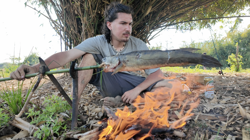 Laos, breakfast after a successful fishing trip (Photo: Meir Haim (Miro)) לאוס, ארוחת בוקר אחרי דייג מוצלח