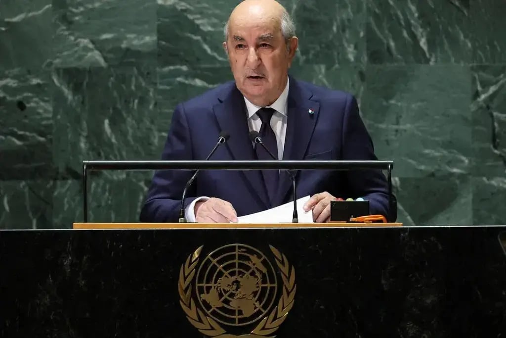 Algeria's President Abdelmadjid Tebboune addresses the 78th Session of the UN General Assembly in New York City (Photo: REUTERS/Mike Segar/File Photo) Algeria's President Abdelmadjid Tebboune addresses the 78th Session of the U.N. General Assembly in New York City, U.S