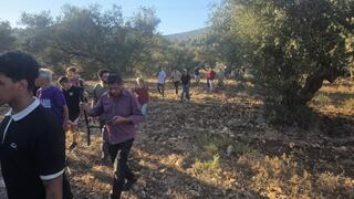 המשטרה מפזרת את ההפגנה ומבצעת מעצרים במג'ד אל-כרום