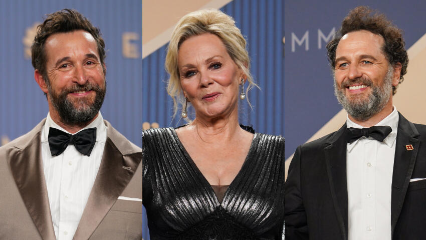 Emmy winners Noah Wyle, Jean Smart and Matthew Rhys (Photo: Richard Shotwell/AP) מת'יו ריס, ג'ין סמארט ונואה וויילי