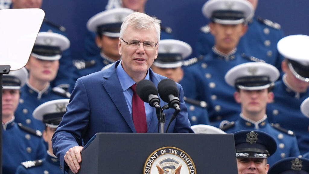 US Air Force Secretary Troy Meink (Photo: Matt Rourke, Pool, AP) טרוי מינק מזכיר חיל האוויר של ארה"ב ארכיון מאי 2026