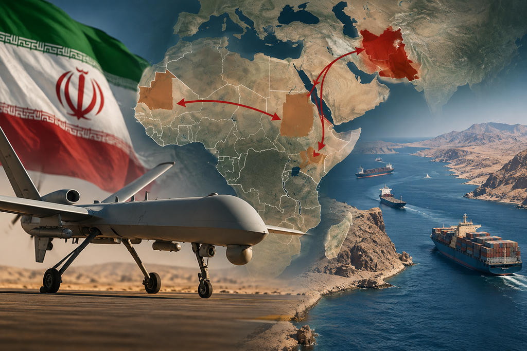 Generated using AI Iran Red Sea Africa