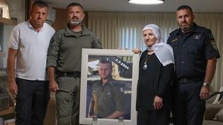 משפחתו של ה לוחם רס"ן ג'לאא אבראהים ז"ל ש נפל ב רפיח ב "חרבות ברזל" מירוץ "בשביל הבנים"