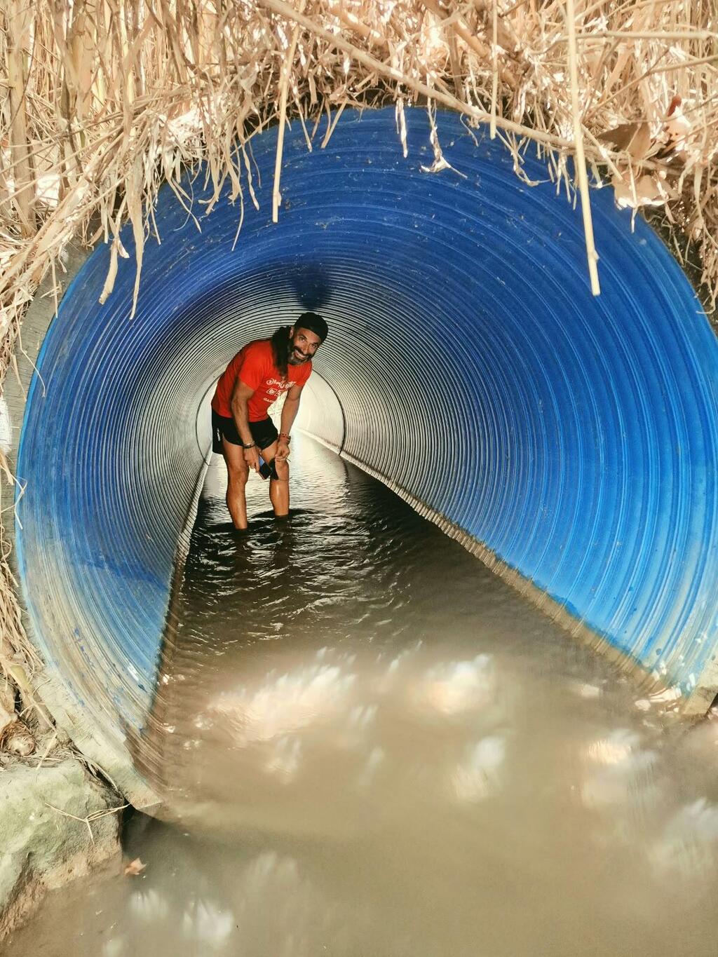 'I said, ‘Let’s get into the stream and go with the flow’' (Photo: Courtesy of Kuku Trip) קוקו טריפ בנחל הזהב
