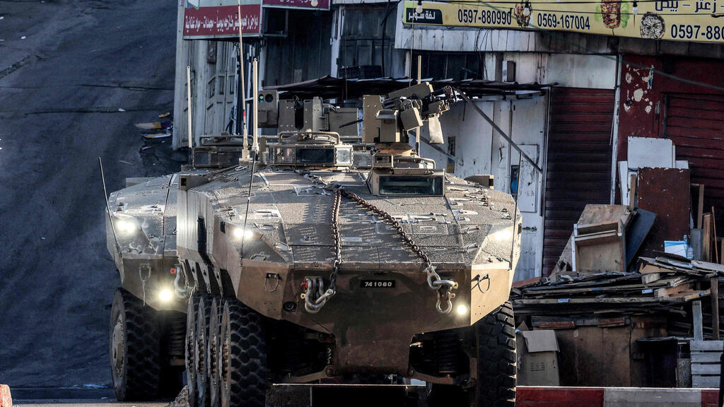 Photo: Zain JAAFAR / AFP חיילים צה"ל במחנה פליטים ליד שכם