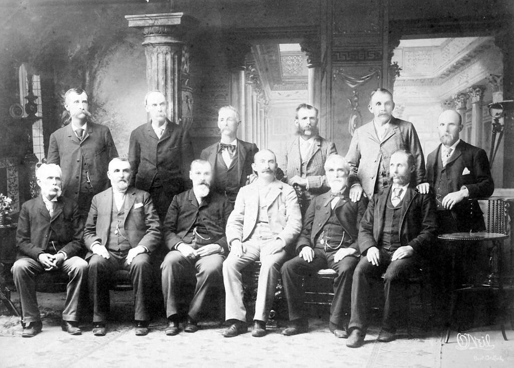 The jury in Lizzie Borden’s trial (Photo: Wikipedia) המושבעים במשפט של ליזי בורדן
