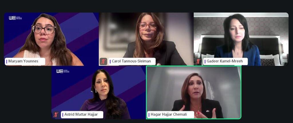 The webinar was hosted by Women Champions for Change and supported by WCC co-founders Danny Hakim OAMand Ayelet Mavo The webinar was hosted by Women Champions for Change and supported by WCC co-founders Danny Hakim OAMand Ayelet Mavo