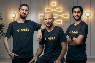 MIND CEO Eran Barak, CTO Itai Schwartz and VP of R&D Hod Ben Nun 
