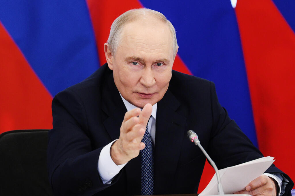 Russian President Vladimir Putin (Photo: Gavriil Grigorov, Sputnik, Kremlin Pool Photo via AP, File) רוסיה בחירות פרלמנט נשיא ולדימיר פוטין