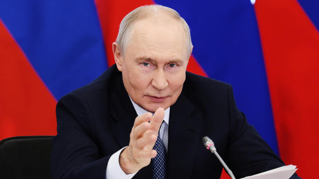 Russian President Vladimir Putin (Photo: Gavriil Grigorov, Sputnik, Kremlin Pool Photo via AP, File) רוסיה בחירות פרלמנט נשיא ולדימיר פוטין