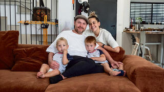The Youell family — on the couch 