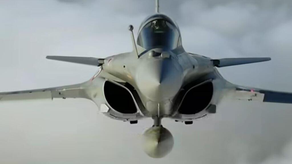 A simulation of the new Rafale fighter jet from the documentary (Photo: Used under Section 27A of Israel’s Copyright Law) מטוס הקרב הצרפתי